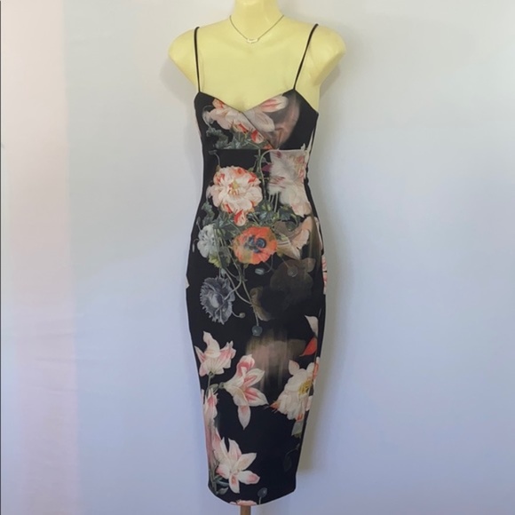 Ted Baker London Dresses & Skirts - TED BAKER"CAPRA" BODY CON DRESS DOUBLE ZIP NWOT 2